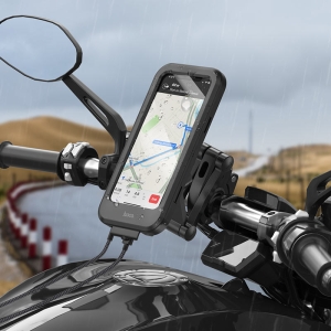 Držák na kolo HOCO HCA101, na řídítka kola, motocyklu, barva černá