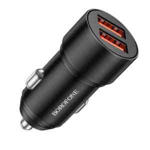 CL adaptér Borofone (BZ19B) 2x USB A, 18W, QC 3.0 black