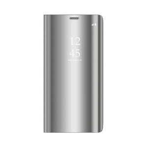Book Smart Clear View Samsung A145, A146 Galaxy A14 4G/5G, stříbrná