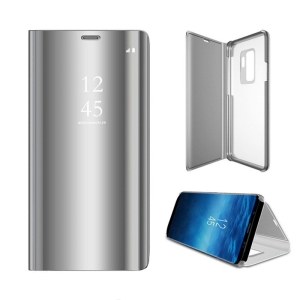 Book Smart Clear View Samsung A145, A146 Galaxy A14 4G/5G, stříbrná