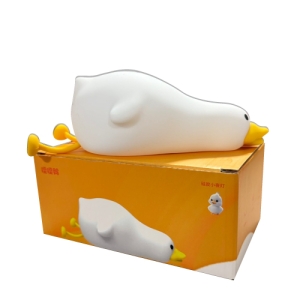 Forever Light LED noční lampa Lazy Duck (FNL-02). silikonová