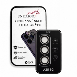 Unicorno ochranné sklo fotoparátu s aplikátorem Samsung A256 Galaxy A25 5G black