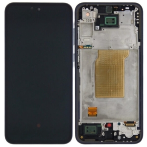 ServicePack LCD Display SAMSUNG A35 5G A356B GH82-34221A with frame black