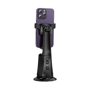Selfie držák HOCO K26 otočný o 360 stupňů, s automatickým sledováním obličeje, barva černá