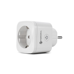 Chytrá zásuvka Forcell F-Energy EU02 230V s WiFi, programátorem a podporou Tuya/Amazon Alexa, bílá