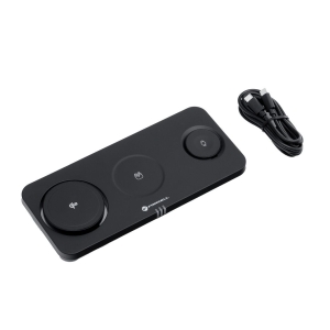Indukční nabíječka Forcell F-Energy 3v1 MagNetix USB C Qi2 20,5 W kompatibilní s MagSafe, černá