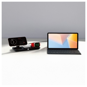 Indukční nabíječka Forcell F-Energy 3v1 MagNetix USB C Qi2 20,5 W kompatibilní s MagSafe, černá