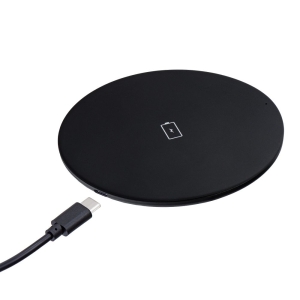 Indukční nabíječka Forcell F-Energy Qi QC 15W + kabel USB C na USB A, černá