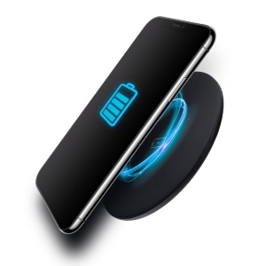 Indukční nabíječka Forcell F-Energy Qi QC 15W + kabel USB C na USB A, černá