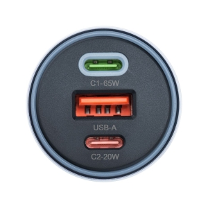 Autonabíječka Forcell F-Energy Alu 2 x USB C + USB A QC4.0 PD SFC2.0 85W šedá