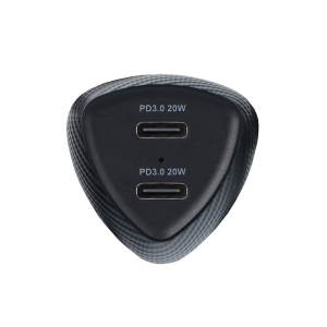 Autonabíječka Forcell F-Energy Carbon 2 x USB C QC3.0 PD 3A 40W, černá