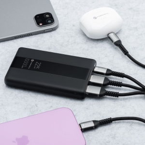 Powerbanka Forcell F-Energy Energo QC3.0 PD 22,5W 10000 mAh, černá