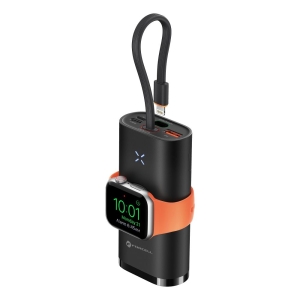 Powerbanka Forcell F-Energy F10K4 PD QC3.0 PD 22,5W 10000 mAh kompatibilní s Apple Watch, černá
