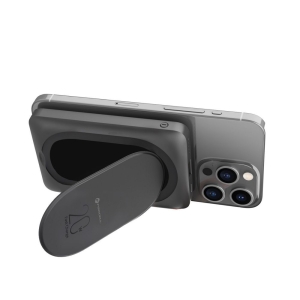 Powerbanka kompatibilní s MagSafe Forcell F-Energy MagStand QC3.0 PD 20W 10000 mAh, černá