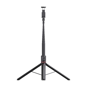 FORCELL F-GRIP automatická selfie tyč (33 až 177cm) s bezdrátovým dálkovým ovládáním, stativ, černá