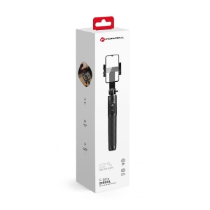 Selfie tyč Forcell F-Grip stativ (30 - 150cm) s bezdrátovým dálkovým ovládáním černá