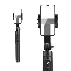Selfie tyč Forcell F-Grip stativ (30 - 150cm) s bezdrátovým dálkovým ovládáním černá