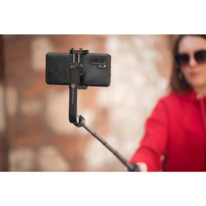Selfie tyč Forcell F-Grip stativ (30 až 70cm) s bezdrátovým dálkovým ovládáním černá