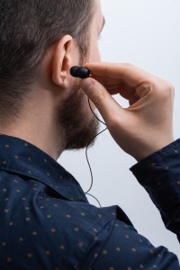 Forcell F-Audio Drive EarBud Bluetooth, ENC, podporuje dvě zařízení současně, černá