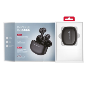 TWS sluchátka Forcell F-Audio TWS Clear Sound, černá