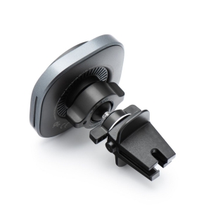 FORCELL F-GRIP Air Mag (F-07) indukční nabíjecí držák Qi2 pro MagSafe, do mřížky ventilátoru, stříbrná