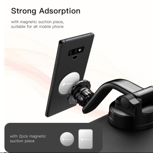 Magnetický držák telefonu do auta Forcell F-Grip MagLuxe na čelní sklo/plochu/mřížku, černý