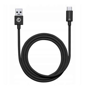 Kabel USB A na USB C Forcell F-Energy 2.1A, Tube, 1 m černý