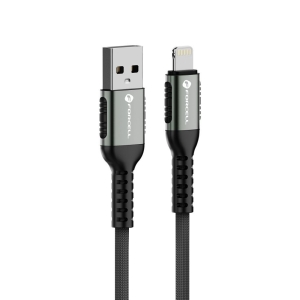 Kabel USB A na Lightning Forcell F-Energy 2.4A 12W Cafule 0.5 m černý