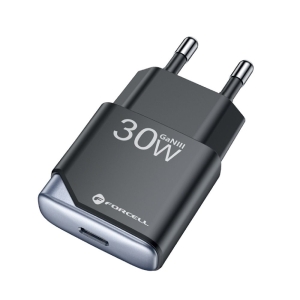 Forcell F-Energy Ultra Slim GaN III USB C, PD 30W QC4.0 3A, černá