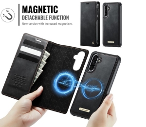 Pouzdro Book CaseMe Magnetic 2v1 iPhone 17 AIR, kompatibilní s magsafe, barva černá