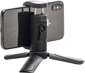 Selfie držák Mini tripod / stojánek pro mobil, barva černá