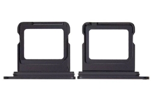 Šuplík SIM iPhone 16, 16 Plus Single SIM black