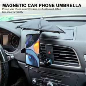 Deštník pro telefon magnet, tmavě modrá