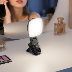Mini LED lampa Hoco K29, 9 úrovní stmívání výplňového světla, černá