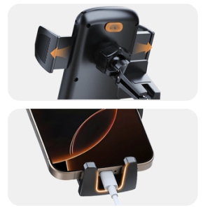 Držák do auta Blavec BH-19 na čelní sklo, palubní desku, barva černá