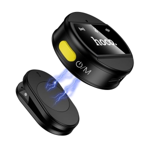 Bezdrátový mikrofon Hoco L21, magnetický, Lightning konektor, černý