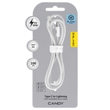 Datový kabel Blavec USB C na Lightning, délka 1m, PD 20W 2,4A, barva bílá