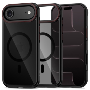 Pouzdro Back Case Tech-Protect Maghybrid, iPhone 17 Pro, Black/Red