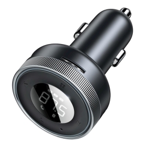 Transmitér FM Bluetooth Baseus Enjoy, 1x USB 3,4A, barva černá