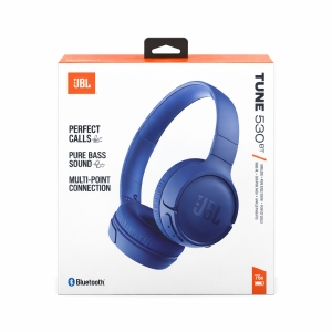 Sluchátka JBL T530BTBLUE Tune 530, barva modrá