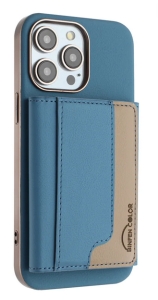 MagSafe wallet Binfen New, na kreditní karty s funkcí stojánku, 6 slotů na kartu, světle modrá