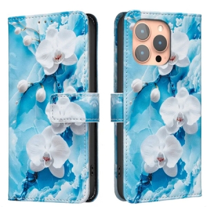 Pouzdro Book Binfen Painted Samsung A202 Galaxy A20e, Blue Orchid