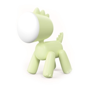 Noční LED světlo Dinosaurus (FNL-08) Teplá/studená bílá, USB C, zelená