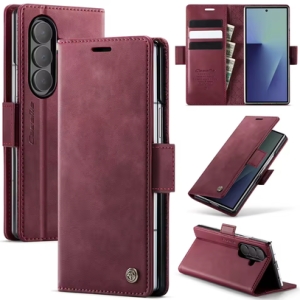 Pouzdro Book CaseMe Samsung S948 Galaxy S26 Ultra, magnetické zavírání, barva vínová