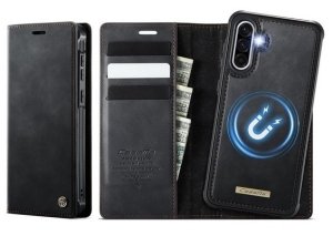 Pouzdro Book CaseMe Magnetic 2v1 Samsung S948 Galaxy S26 Ultra, kompatibilní s magsafe, barva černá