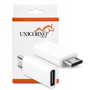 Redukce USB C na Micro USB, barva bílá