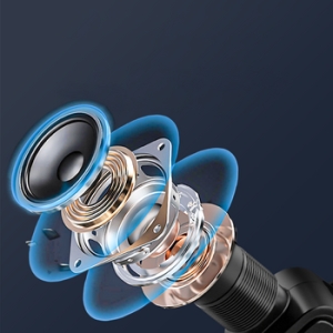 Externí mikrofon Blavec 2v1 pro mobilní telefon, typ C, barva černá