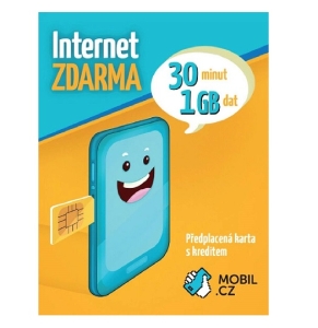 Mobil.cz předplacená SIM 150
