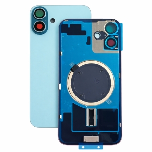 Kryt baterie iPhone 16 PLUS teal + metal clip + camera lens + magnet