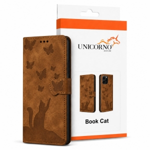 Book Cat Xiaomi Redmi Note 15 4G/5G, hnědá